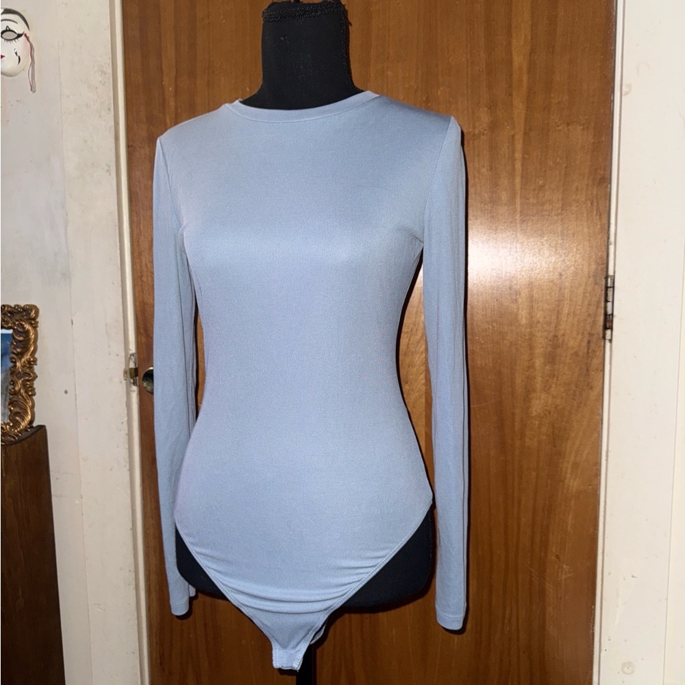 Blue bodysuit